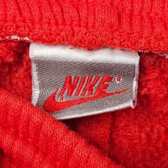 Vintage Nike Sweatpants Mens Size Large Red 80s 90s Gray Tag Joggers Streetwear - Picture 5 of 6